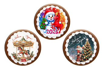 Пряник Праздничный №1 53гр в СПб