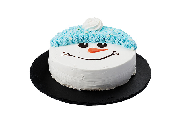 Торт "Снеговик" Сметанник с вишней 1400 гр Лавка Пекаря в СПб 2