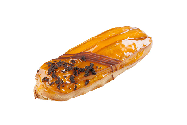 Пирожное Эклер кофе - апельсин 60 г Лавка Пекаря в СПб 1