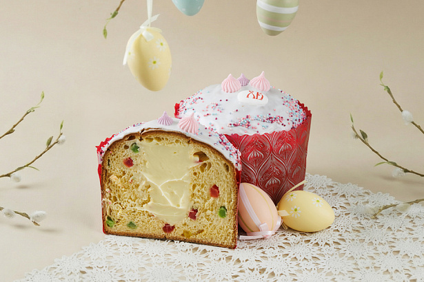 Кулич с ванильной начинкой и цукатами Лавка Пекаря в СПб 1