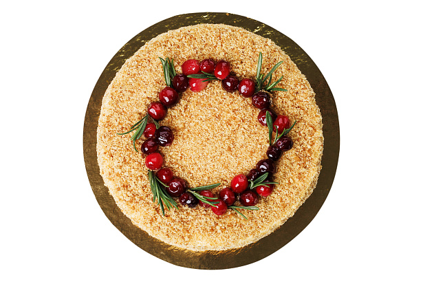 Торт Новогодний Медовик 800 гр Лавка Пекаря в СПб 2