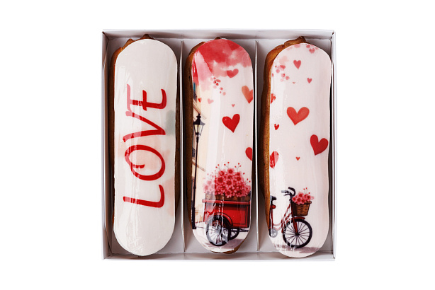 Набор Эклеров 3 шт Авторская Коллекция Лавка Пекаря в СПб 3